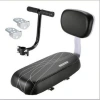Bicycle rear seat cushion with backrest, mountain bike rear seat cushion, comfortable child seat, bicycle rear armrest details Picture